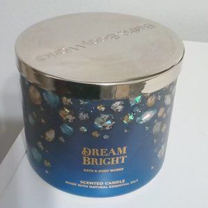 Bath and body works DREAM BRIGHT 3 WICK CANDLE